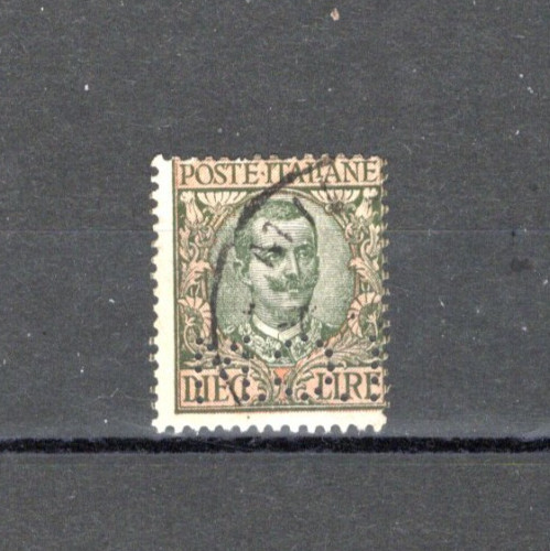 Regno italia 1910 - d'italia, effigie