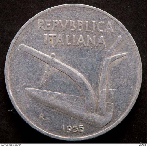 1955 italia moneta - 1955,
