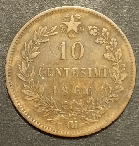 Centesimi lire valore 1866 - lire,