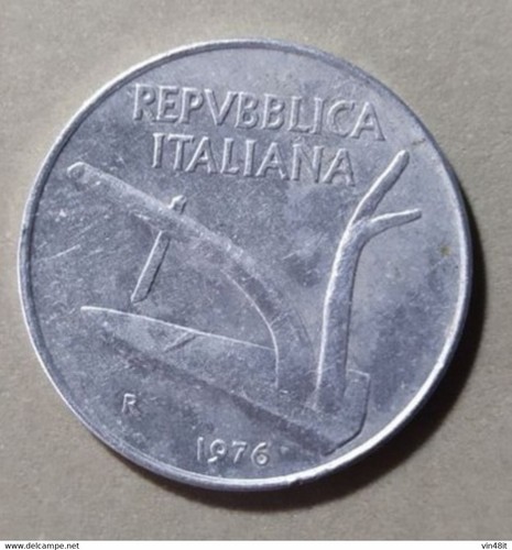 1976 italia moneta - -,